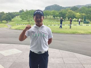 【男子ゴルフ】中２・加藤金次郎、下部ツアー今季初参戦で予選通過狙う「中学生で優勝して、早くレギュラーツアーに。そして世界へ出たい」