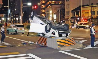 名古屋の衝突事故、運転手を現行犯逮捕　パトカーの制止を無視して逃走、5人けが
