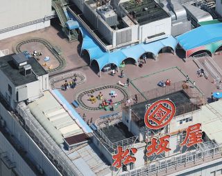 松坂屋名古屋店の屋上遊園、一時休園へ　3世代に親しまれ100年、存続決め改修