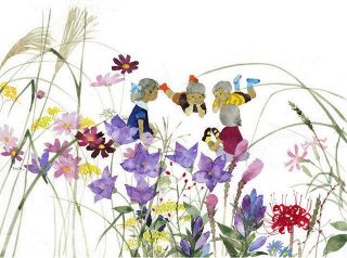 松川村のちひろ美術館で「共生の庭」づくり　没後50年企画展に向け絵本に描かれた草花植える
