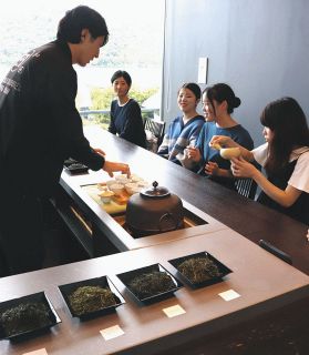 摘みたて新茶堪能　舘山寺の旅館がイベント