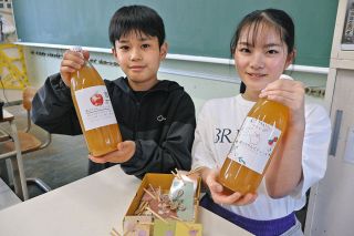 龍江小児童が地元愛PR　オリジナル商品を作成し「やまびこマーチ」で販売へ