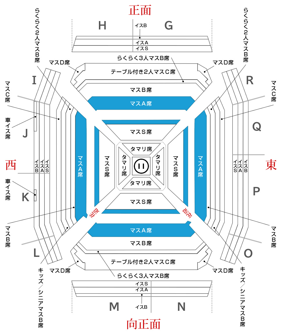 最大53％オフ！ 大相撲 名古屋場所 7月19日 1階マス席S aaramrodrigues