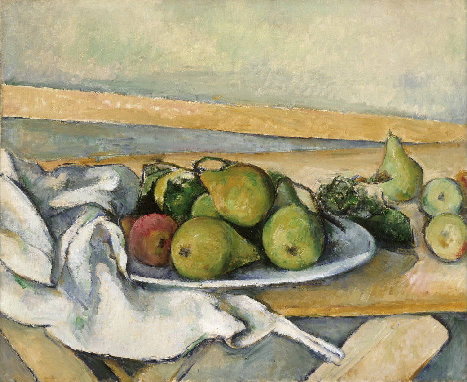 ポール・セザンヌ《梨のある静物》