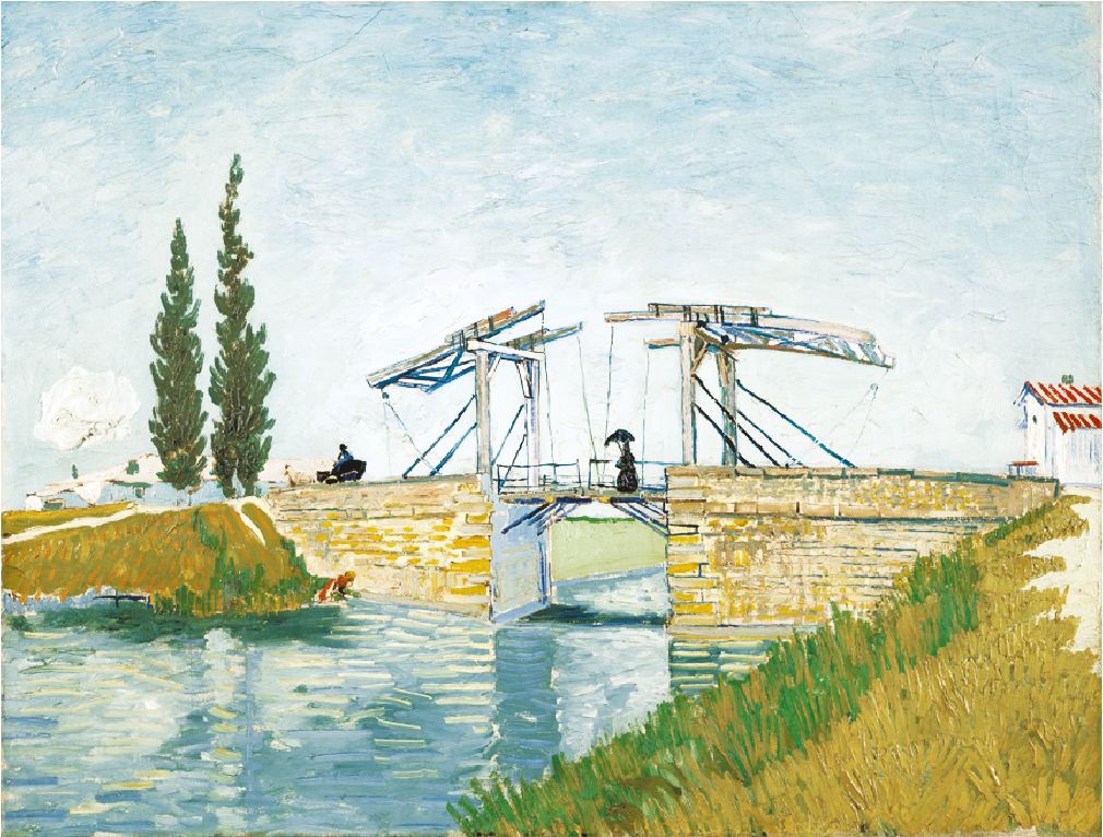 フィンセント・ファン・ゴッホ《跳ね橋》