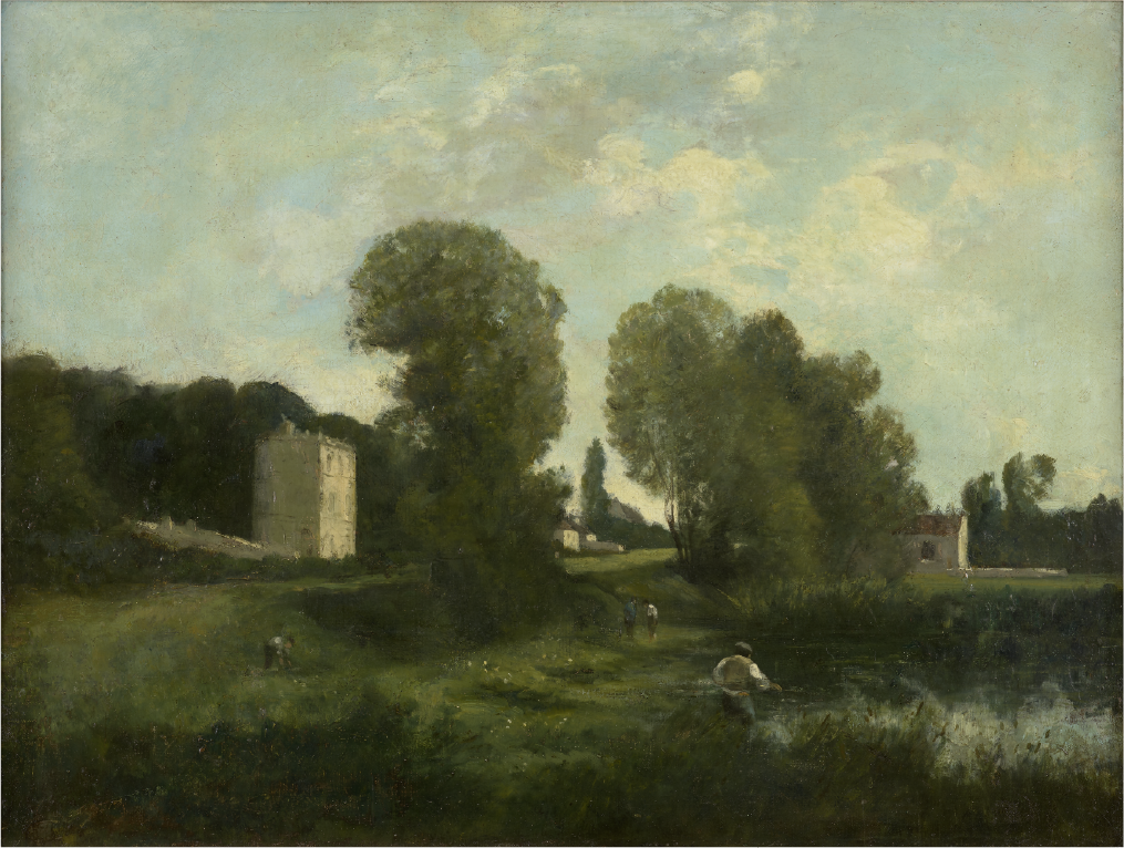 カミーユ・コロー《ヴィル・ダヴレー》