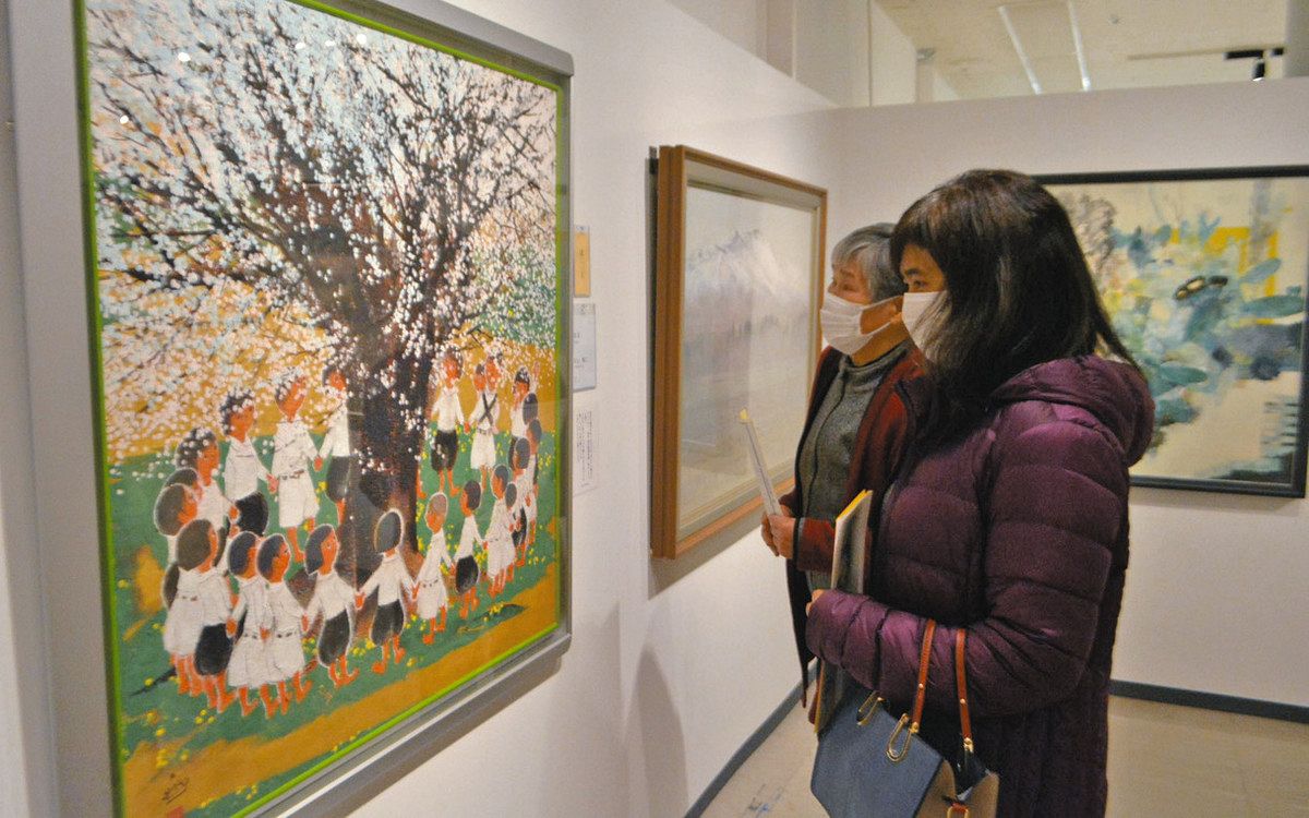 繊細な筆遣いや色彩の日本画 1月8日まで福井で「春の院展」：中日新聞Web
