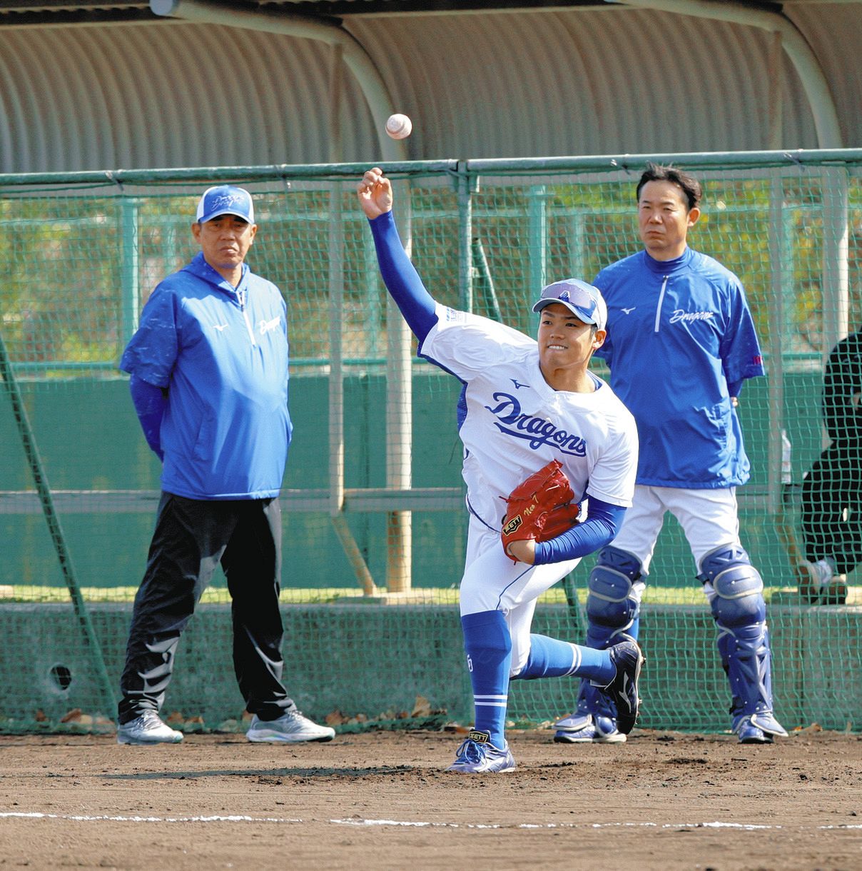 中日ドラゴンズ　今中慎二　当時物　本人グローブ 中日ドラゴンズ 今中慎二 当時物 本人グローブ 根尾に直接
