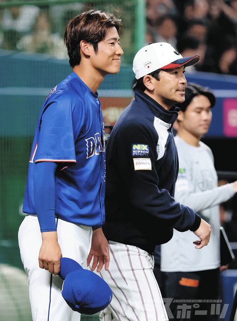 日本代表―中日 壮行試合 WBC2026 侍ジャパン 上林、松田コーチ
