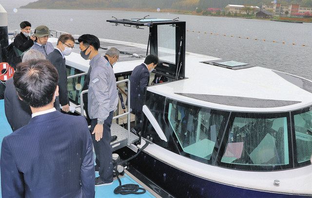 電池推進遊覧船が営業運転 三方五湖 観光の目玉に：日刊県民福井Web
