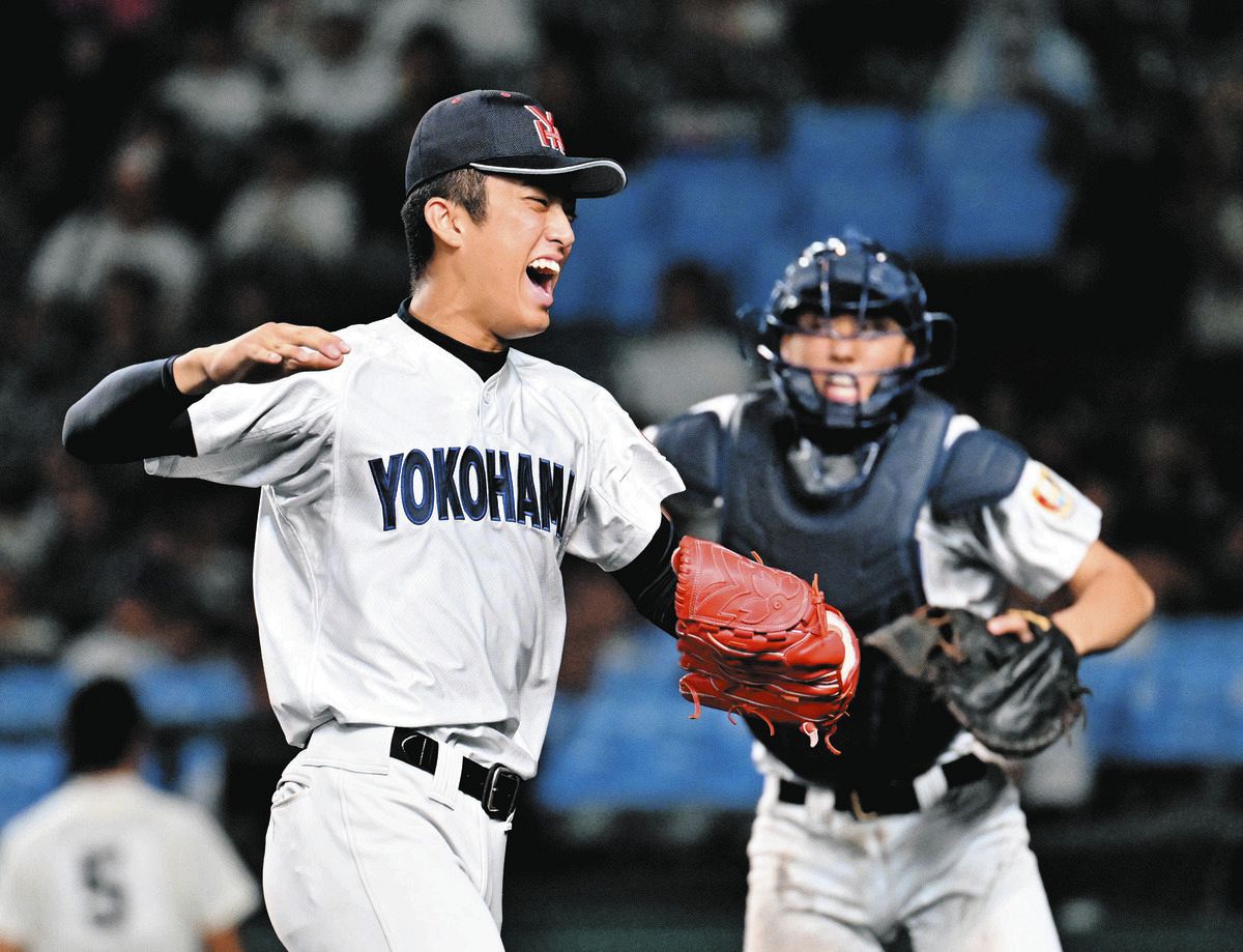 横浜・織田翔希、甲子園最速更新156キロ&無死満塁から圧巻三人斬りに