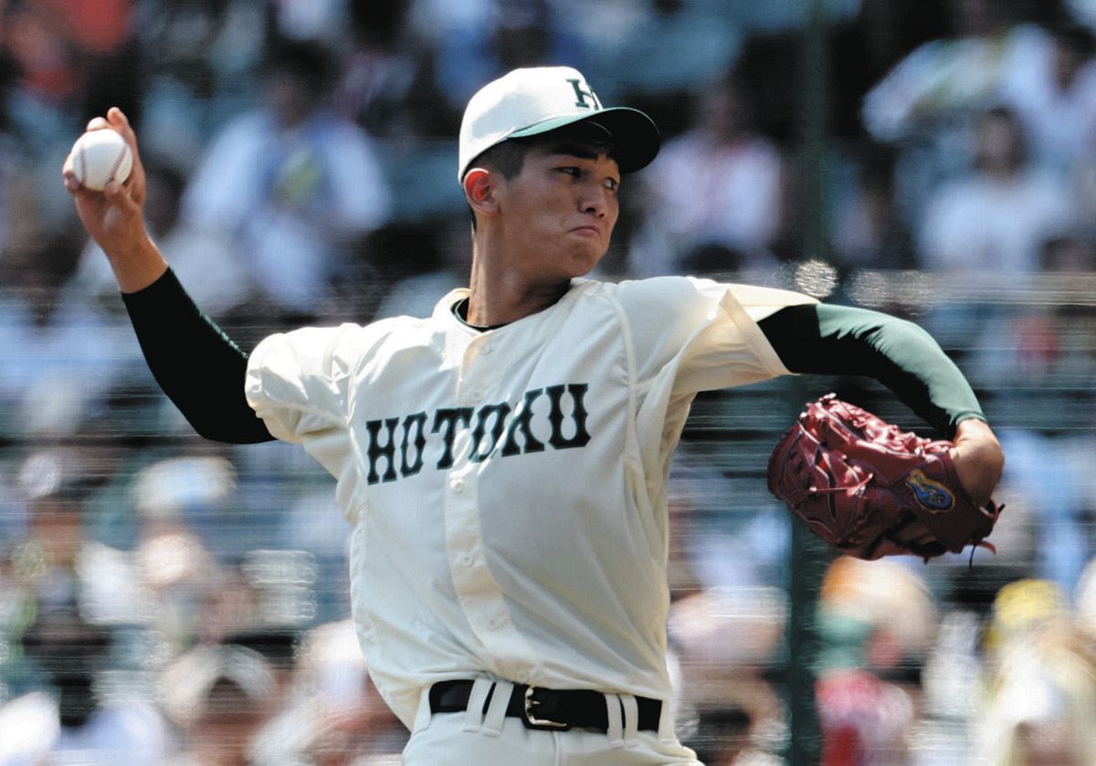 大会ナンバーワン右腕の報徳学園・今朝丸裕喜、3失点で降板「日本一を