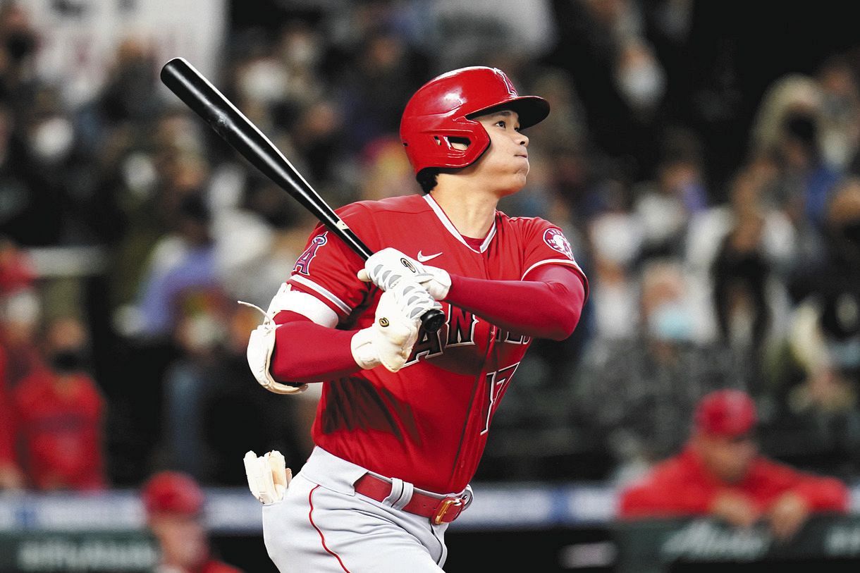 大谷翔平の今季全46本塁打を2分以内で エンゼルス公式ツイッターの動画公開に 過去最高のビデオ 第2号の爆発音はすごい 中日スポーツ 東京中日スポーツ