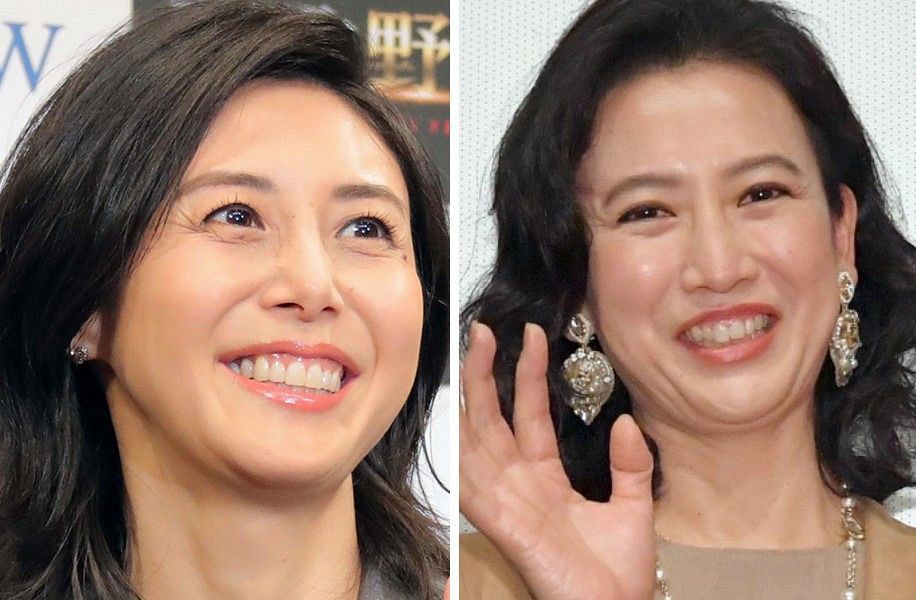 松嶋菜々子（左）と戸田菜穂