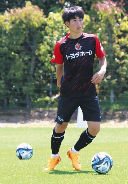J1名古屋】FW貴田遼河がプロ契約、U―18所属のままはクラブ3人目