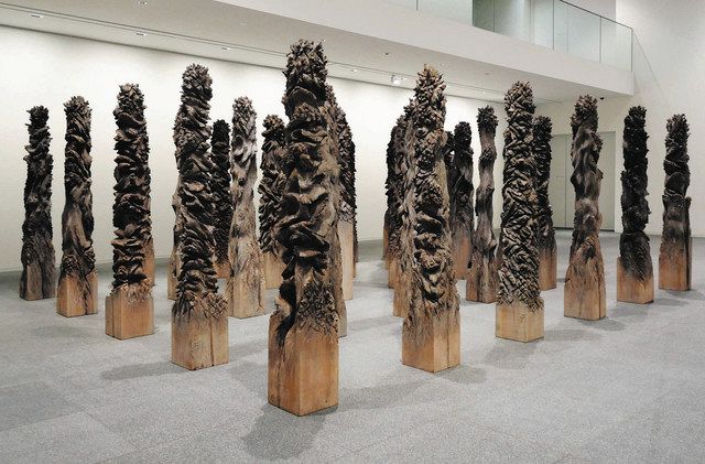 彫刻問い直すまなざし 戸谷成雄さん 長野県美で大規模個展：中日新聞Web