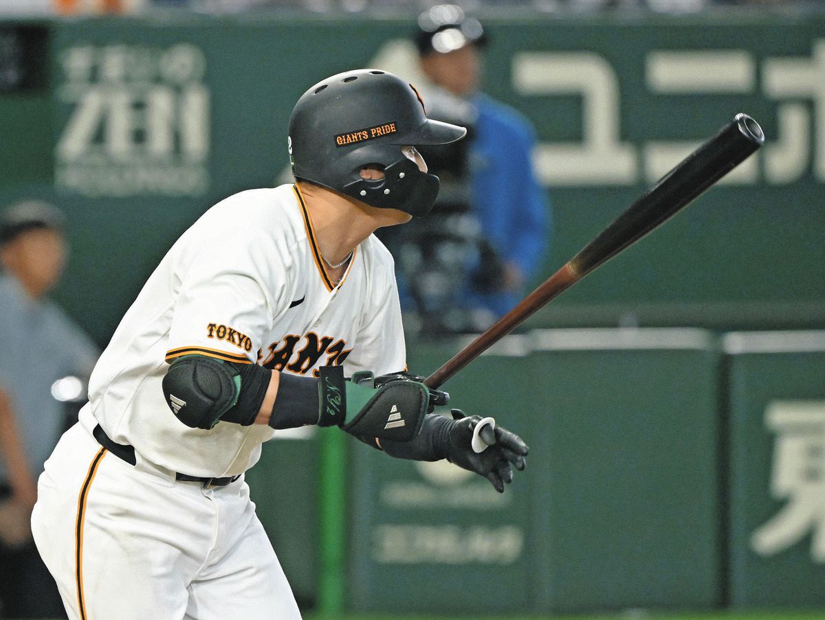 巨人・吉川尚輝、再昇格後の初スタメンで即安打：中日スポーツ・東京中