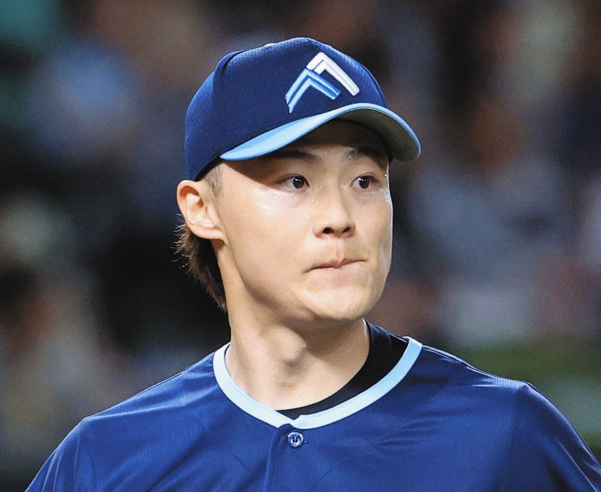 オリックス 山崎福也 ビジター ユニフォーム O 日本ハム 北海道日本