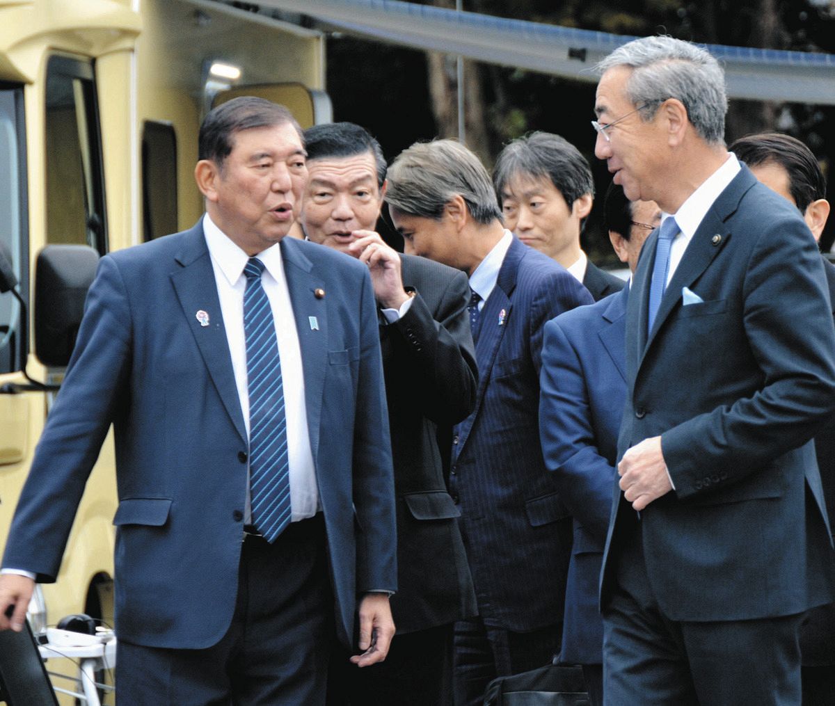 石破 石破茂首相が長野県視察 人口減少への取り組み実例に「問題意識を持った」：中日新聞Web