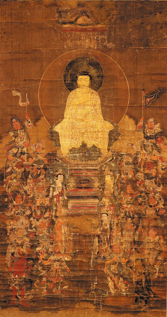 長浜・醍醐寺の「釈迦十六善神像」修復機運を盛り上げ 仏画や法具を