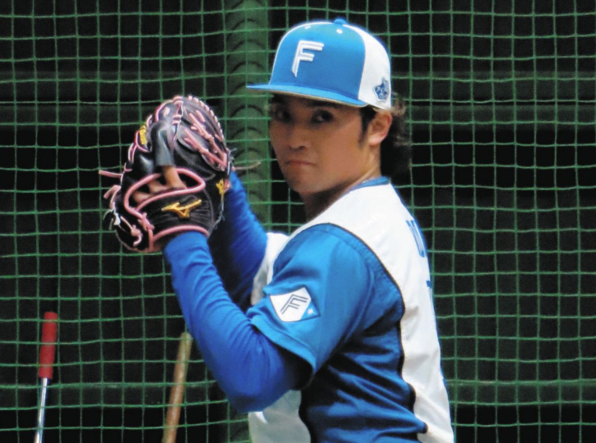 日本ハム・伊藤大海、5イニングを2失点 半袖のアンダーシャツ姿「26歳