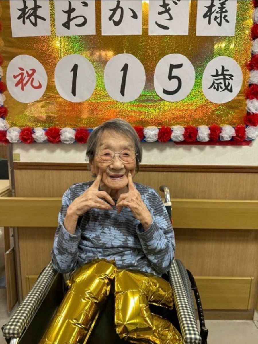 林おかぎさん（家族提供）