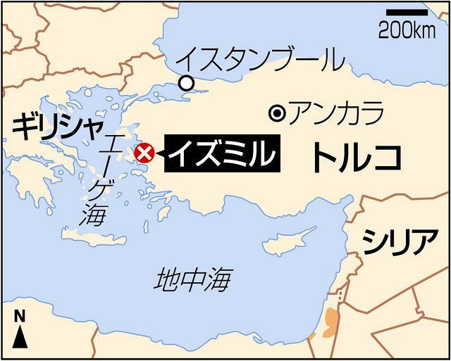 エーゲ海でｍ７ 死者８人 トルコ ギリシャ 建物倒壊 中日新聞web