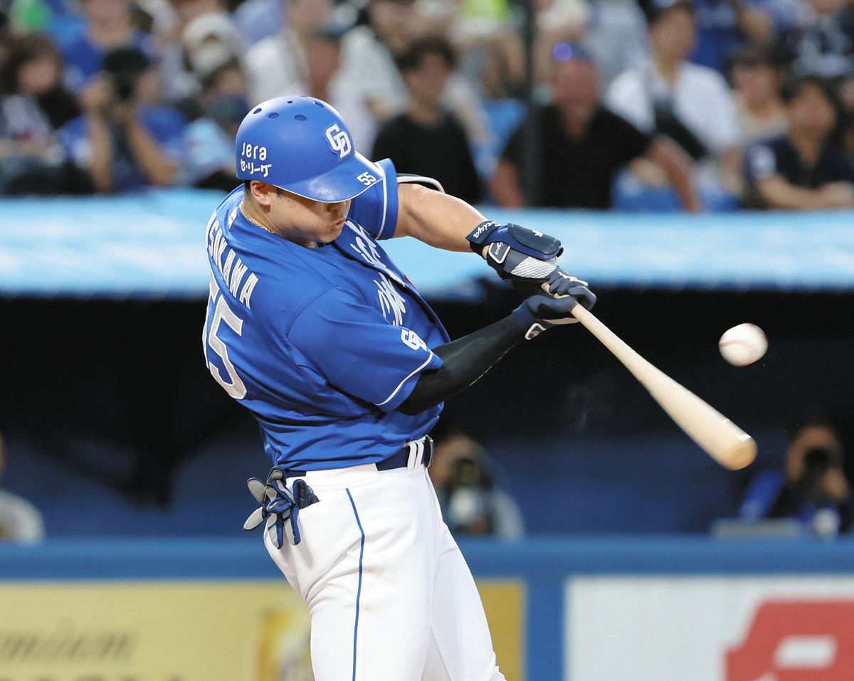 中日・細川成也、9回に同点ソロホームラン：中日スポーツ・東京中日