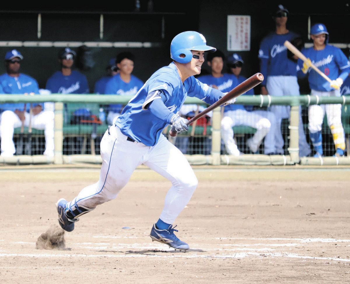 NPBバット　尾田剛樹　サムバット中日選手 中日・尾田剛樹、「左けつで前に押せていなかった」オフ返上で