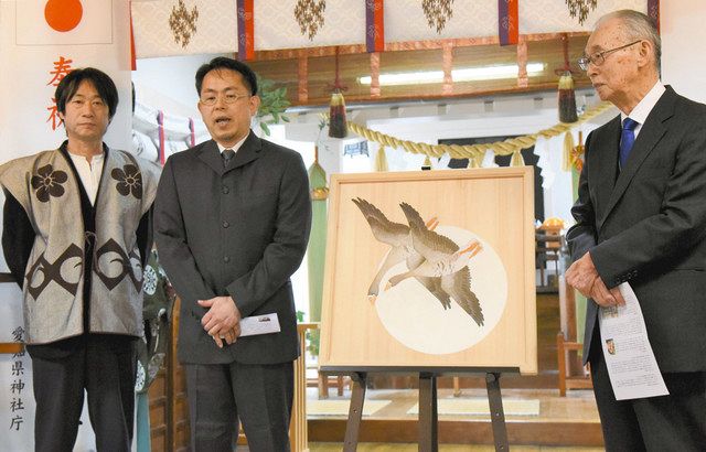 崋山の天井画よみがえる 豊橋、白黒写真頼りに描く：中日新聞Web