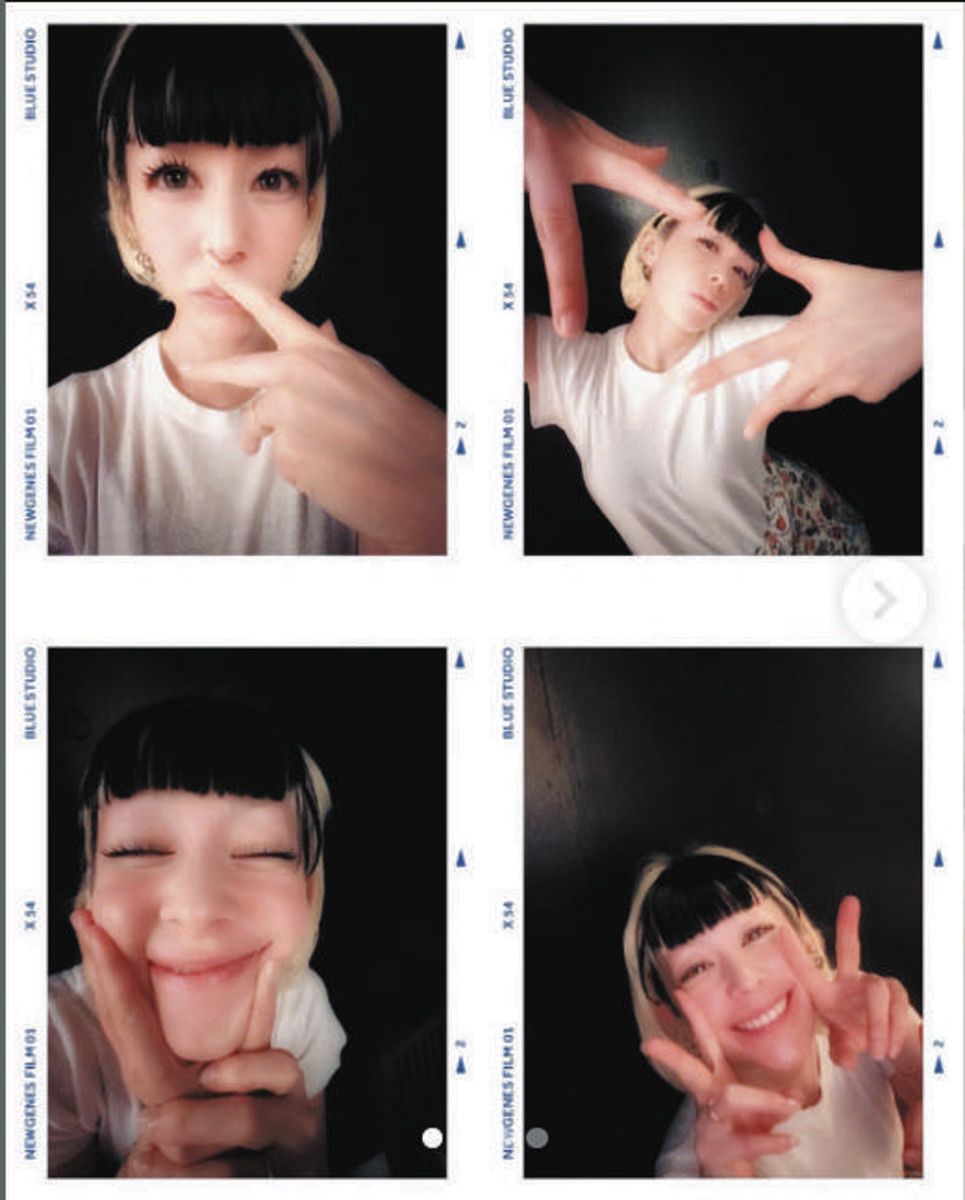 ◇木村カエラ、まな娘がカメラマン『ユニーク髪』ショット【写真】：中