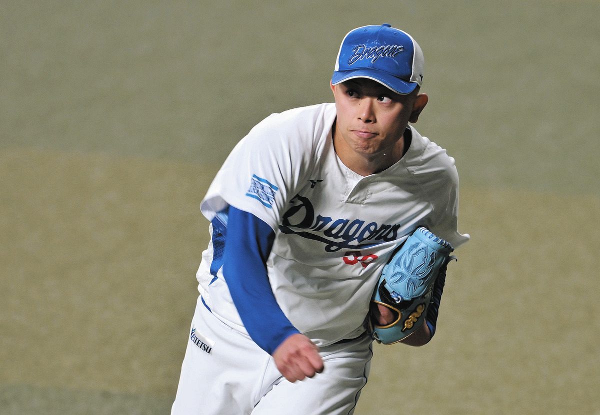 中日】守護神・松山晋也、上肢のコンディション不良で出場選手登録を