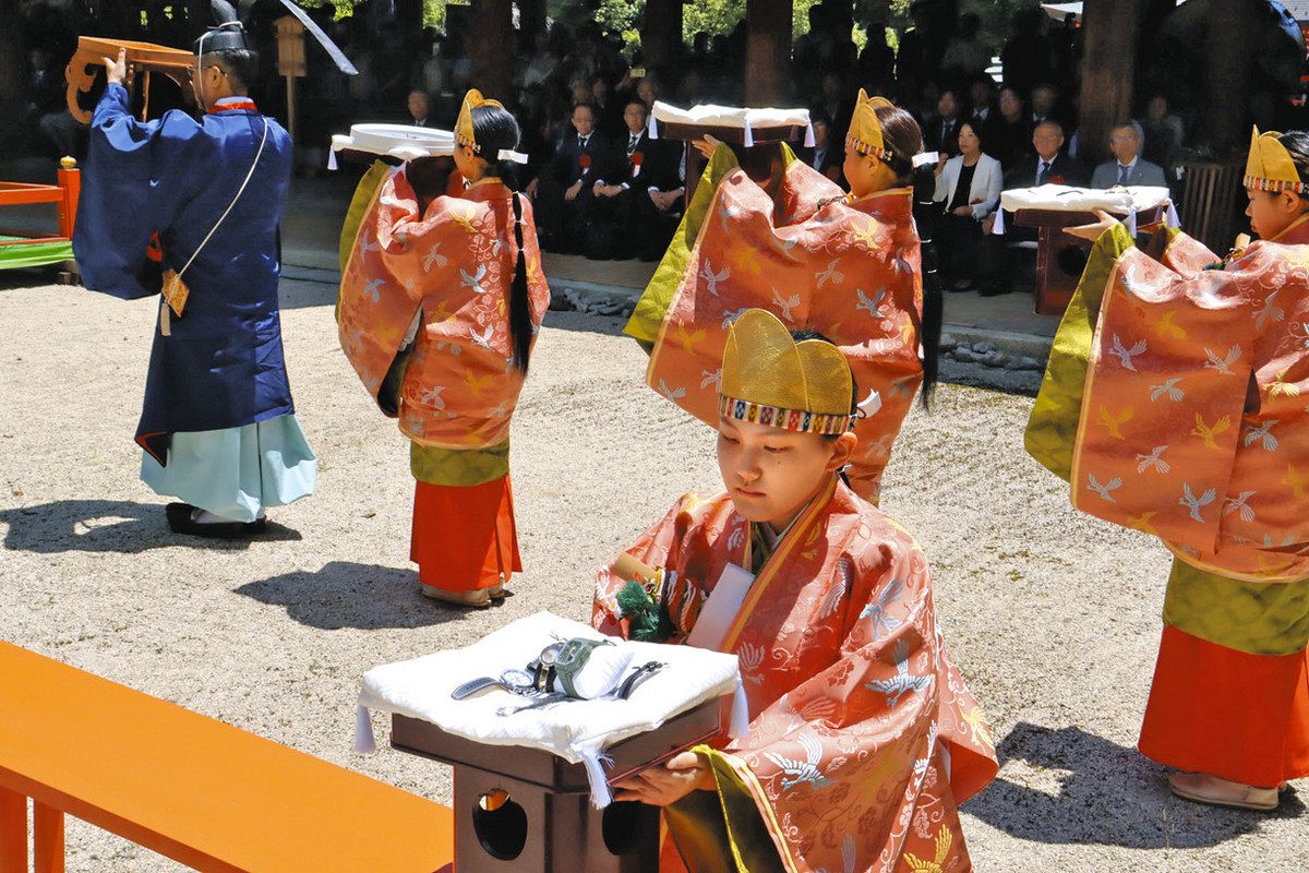 時計の発展に感謝 近江神宮で「漏刻祭」200人参列：中日新聞Web