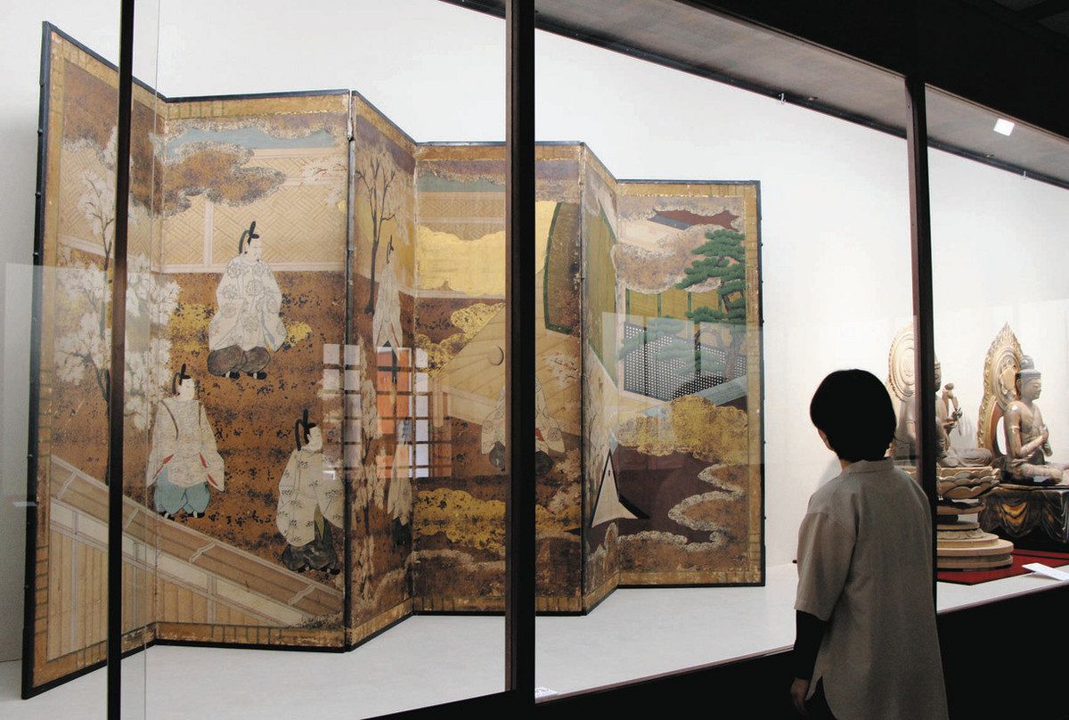 石山寺に伝わる貴重な宝を次代へ 大津で土佐光起の紫式部図、古硯など