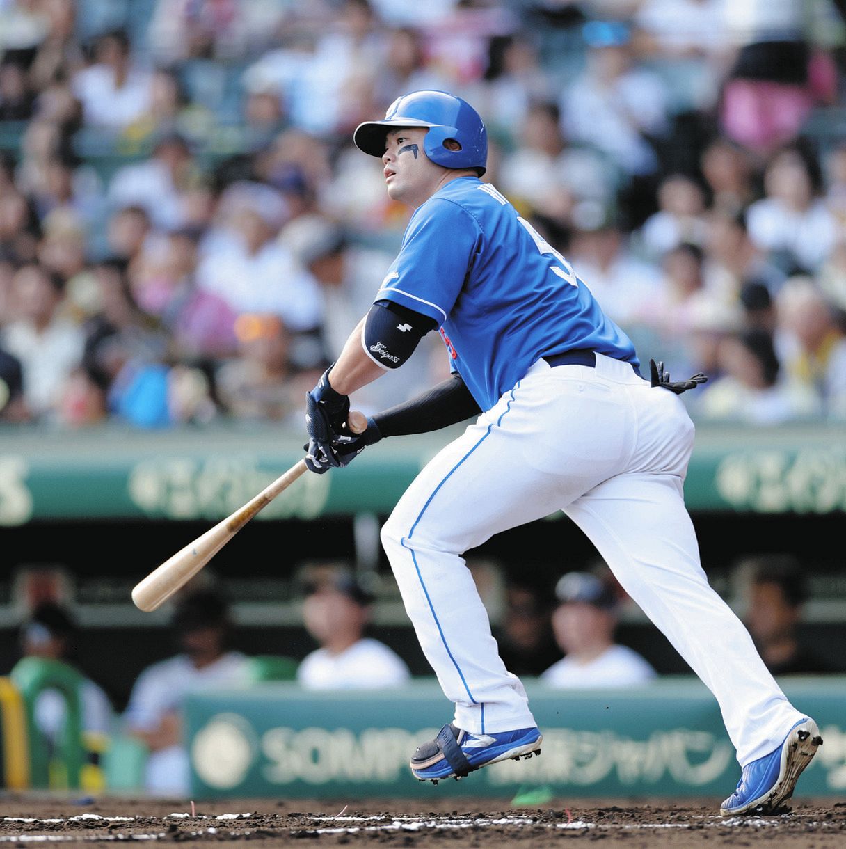 中日・細川成也、2番でアーチ！ 阪神・大竹から6回19号3ラン、3年