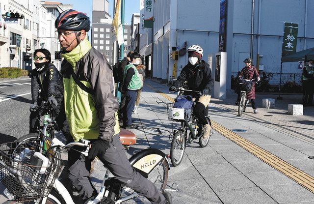 地図を片手に松本名所巡り 自転車＆ウオークの催し：中日新聞Web