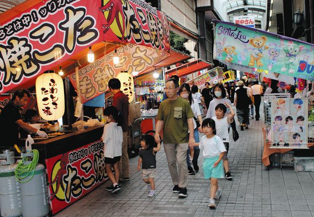 長浜、夏の風物詩「夏中さん」 ９日まで大手門通りで縁日も：中日新聞Web