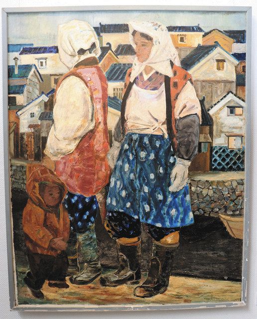松宮昴、【海辺（廃船）】、希少な額装用画集より、新品額装付、状態良好 松宮昴、【海辺（廃船）】、希少な額装用画集より、新品額装付