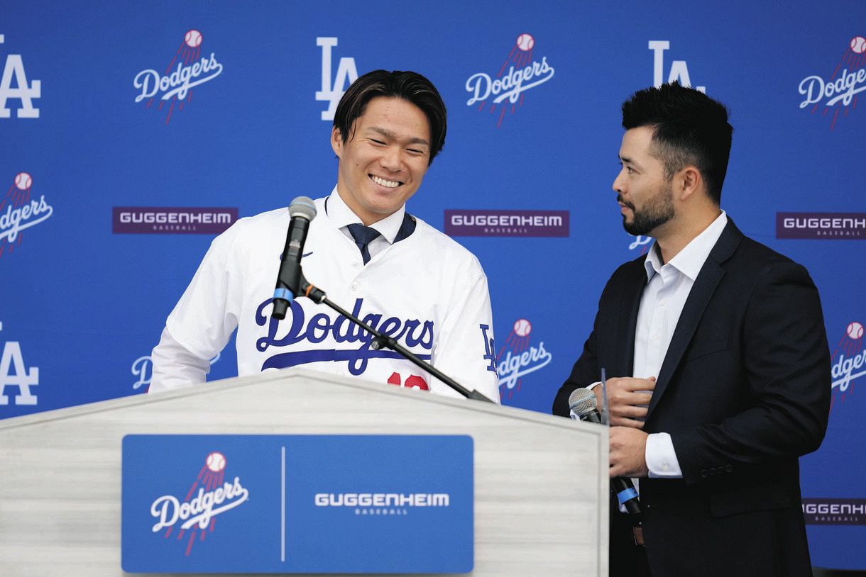 水原一平さんは大谷翔平の通訳“専念”へ…山本由伸は新たな通訳を探して