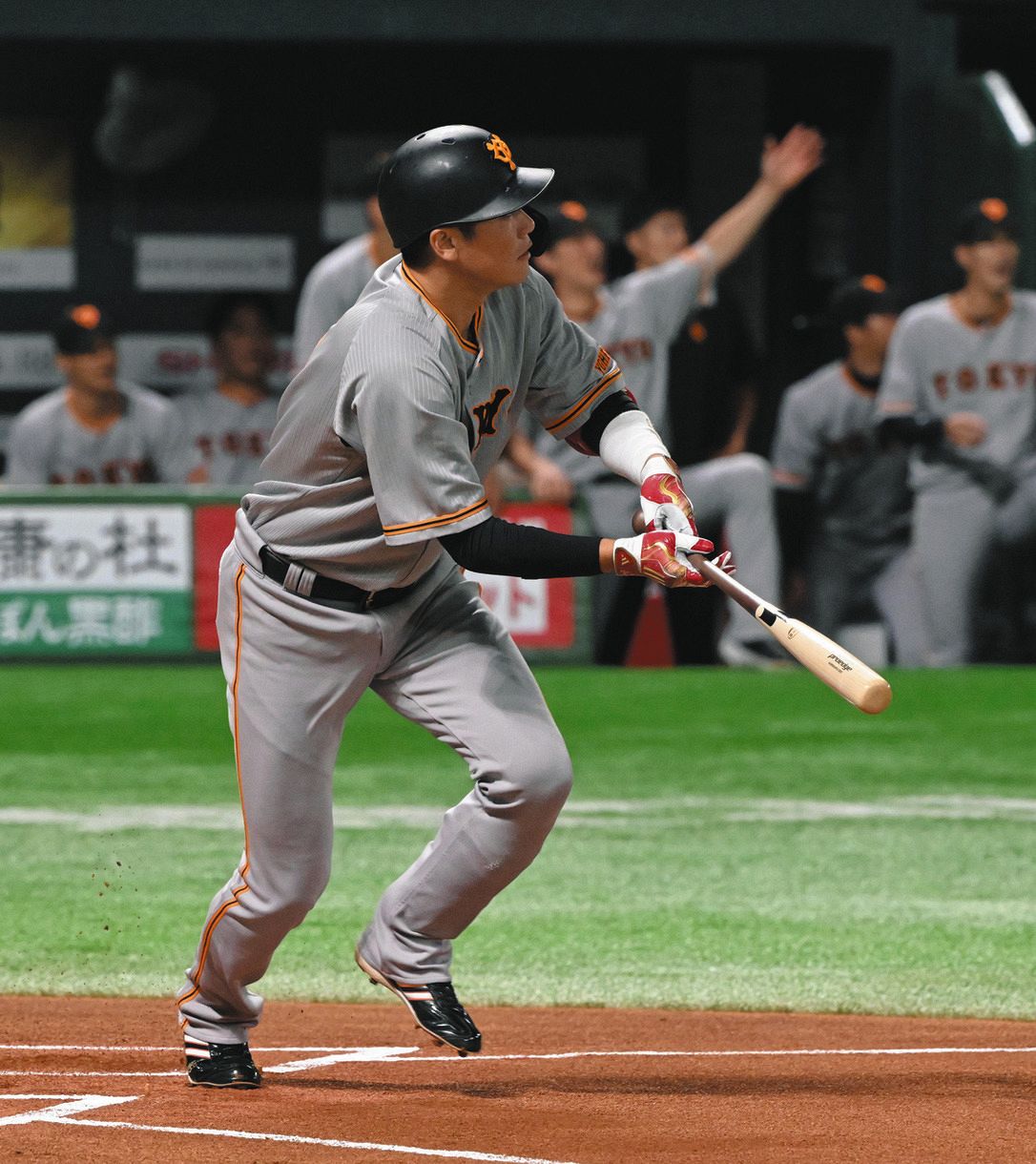 坂本勇人が先頭打者アーチ「ノブのためにも…」今季初先発の今村を援護