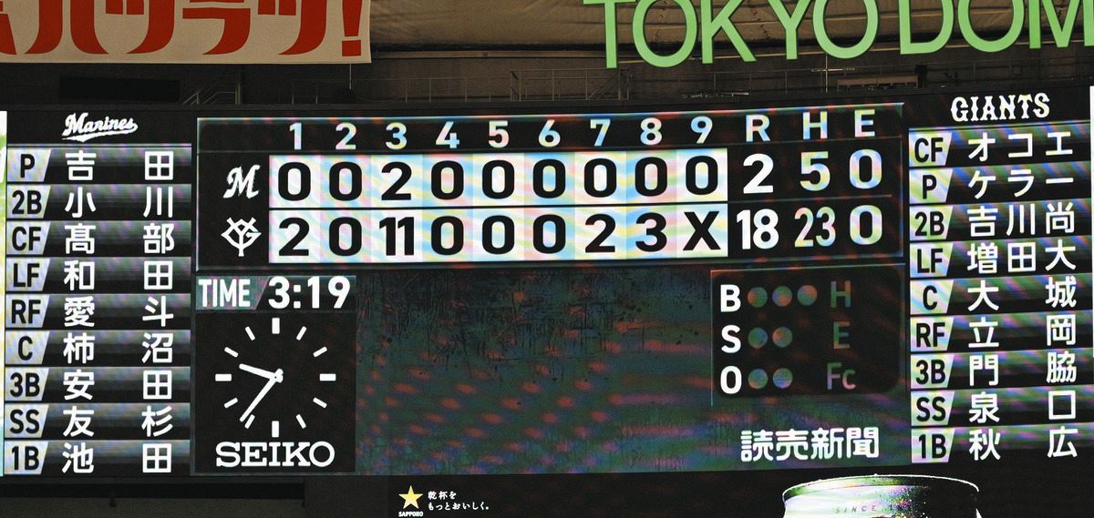 巨人・川相コーチ、3回のビッグイニングに28年前思い出し