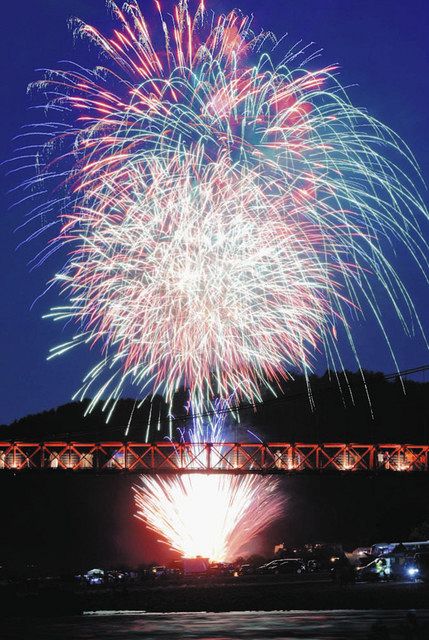 地域を元気に サプライズ花火１５０発 美濃の企業打ち上げ 中日新聞web