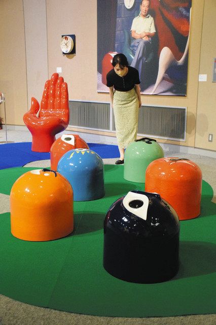 思い描いた21世紀アート 信楽で岡本太郎さん特別展：中日新聞Web