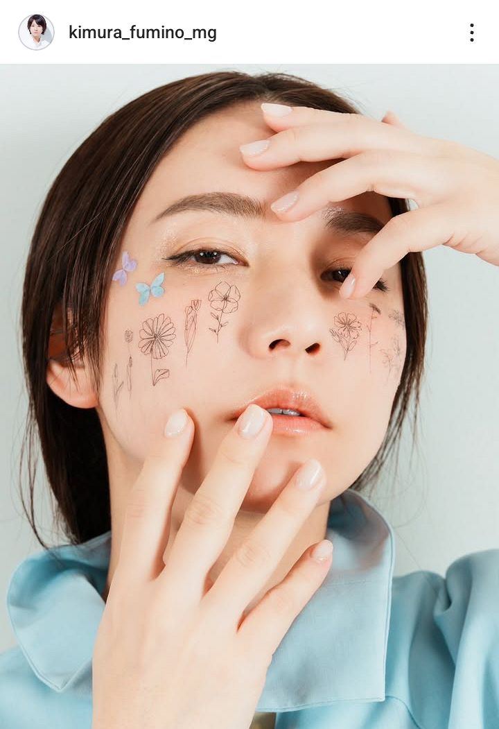 ◇木村文乃、美顔に『花咲く』芸術的ショット【写真】：中日スポーツ