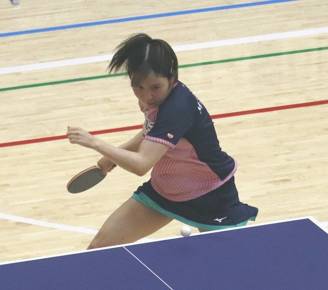 優勝し、アジア大会のシングルス代表に内定した平野美宇