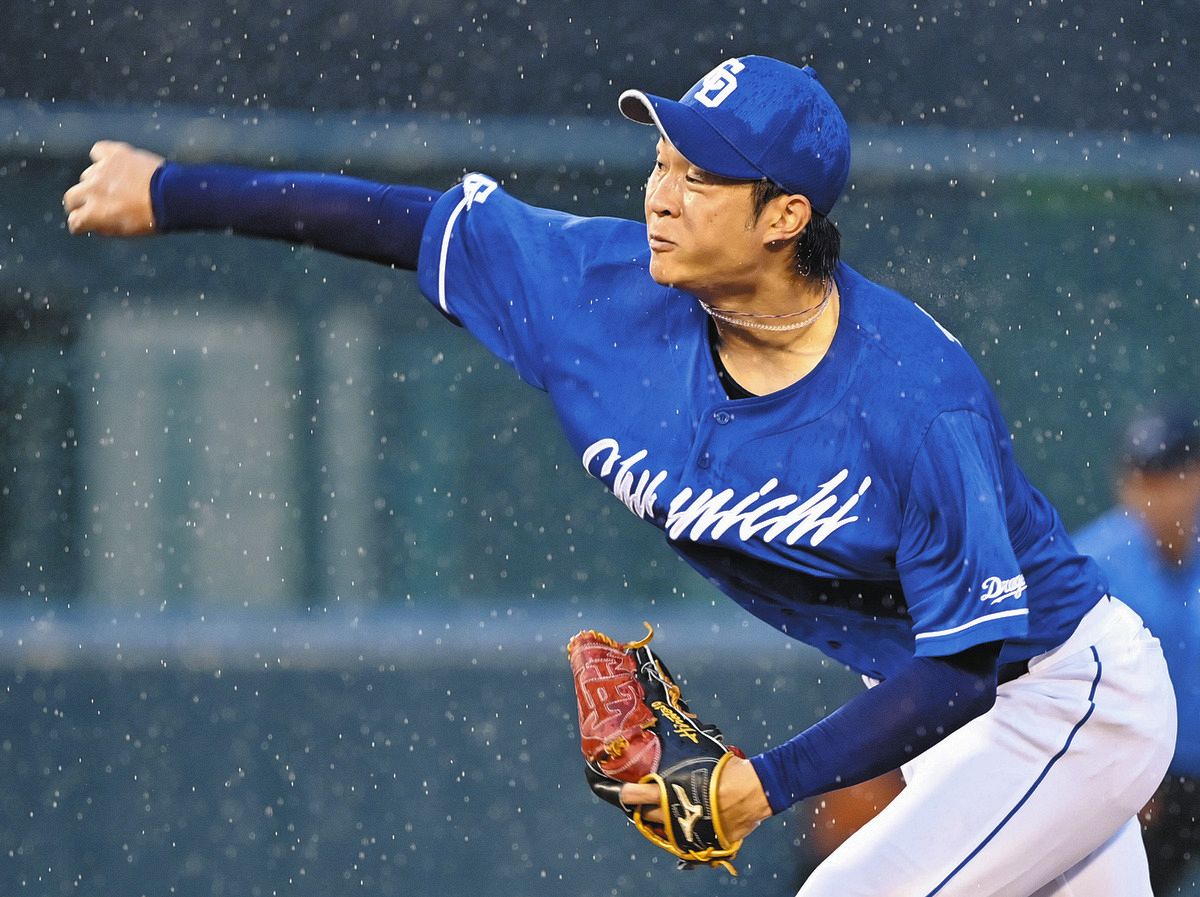 中日・高橋宏斗、遠い3勝目… 2度の中断はさみ5イニング1失点も打線