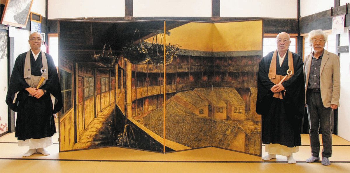 八百津、御嵩で作品一斉寄贈 「創画会」正会員・日本画家の竹原さん