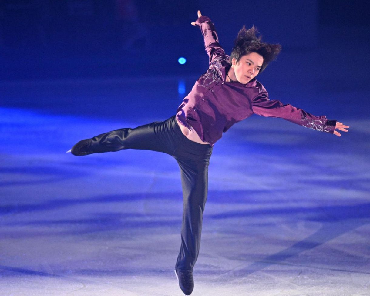 国別対抗戦欠場の宇野昌磨がアイスショーで復帰 右足首けがの影響感じ