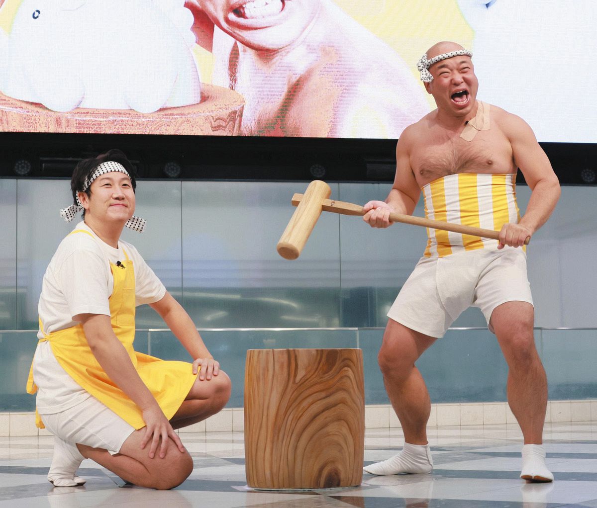 72時間餅つきに挑戦する『クールポコ。』 「みんな2個ぐらいで飽きて来た」早くも弱音:中日スポーツ・東京中日スポーツ