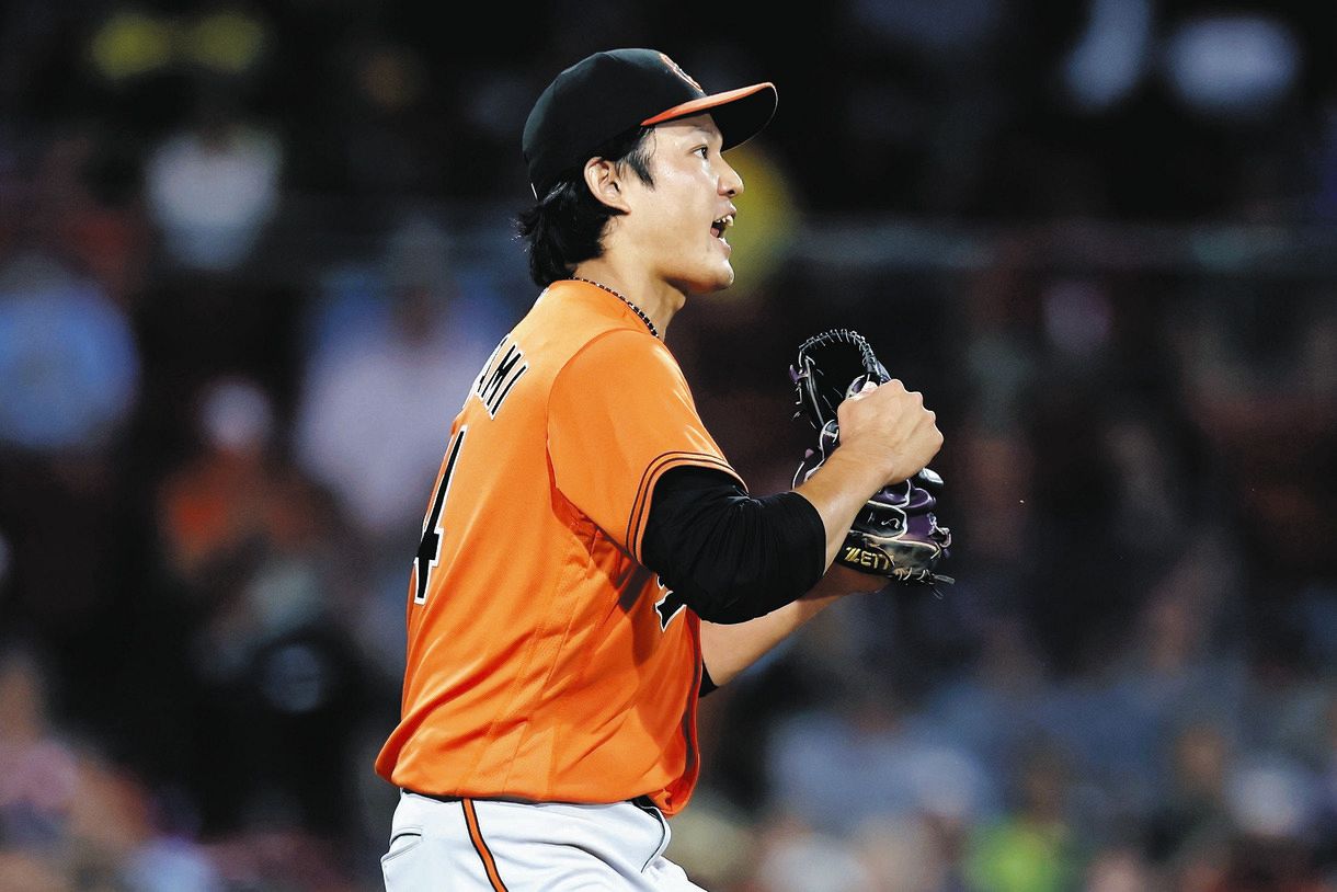 藤浪晋太郎が7勝目 体張った捕球で執念のアウト奪取も：中日